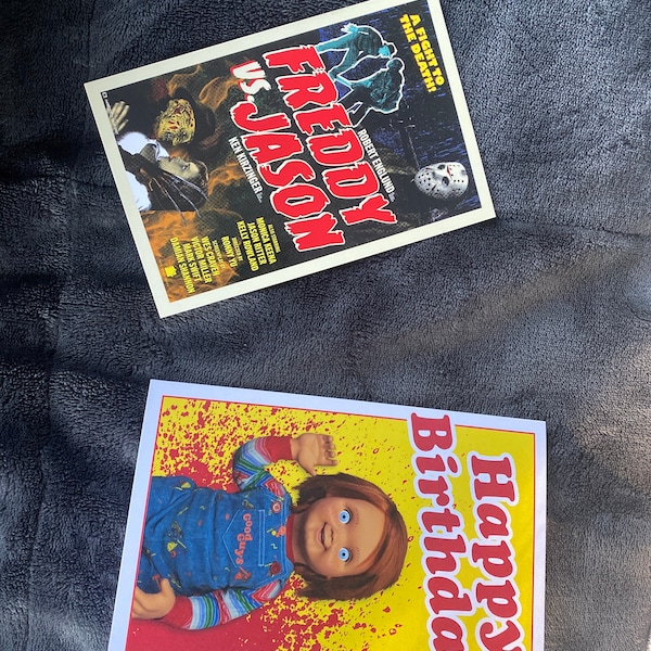 Happy Birthday! (child&rsquo;s Play / Chucky Theme) - Greeting Card - Etsy