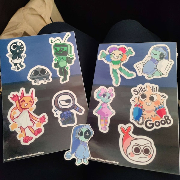 Dandy World Sticker Set - Etsy