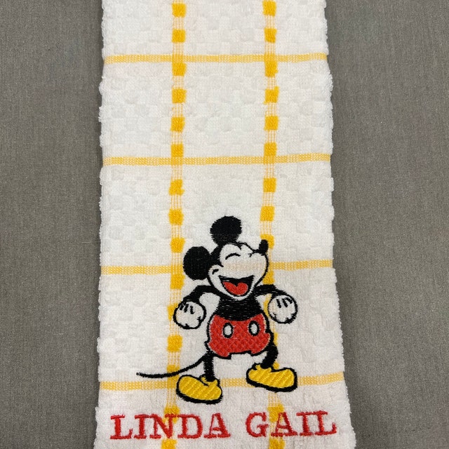 刺繍入り - クラシックなミッキーマウスの笑顔のデジタル刺繍機