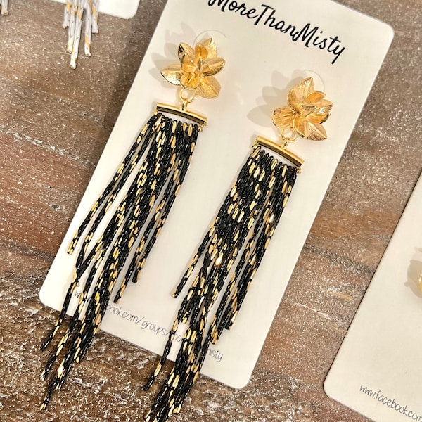 MG Sequin Stud Tinsel Tassel