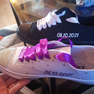 personalised wedding pumps