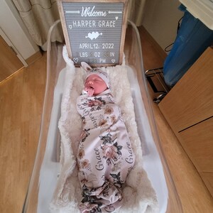 Boho Desert Personalized Newborn Swaddle Set