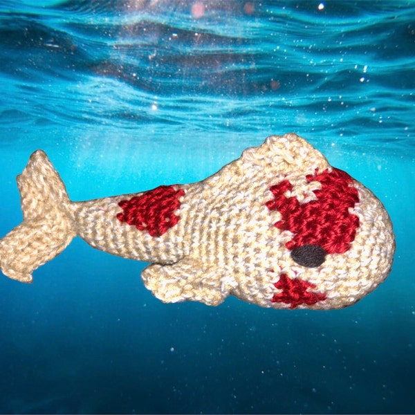 Koi Fish Crochet Lotus Pattern Print Crossbody Bags main image 1