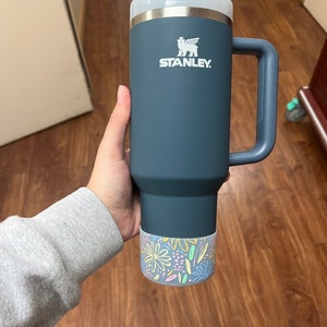 Lot De 9 Accessoires De Gobelet, Capuchon De Paille Papillon Pour Tasse Stanley, 887,4 Ml, 1,2 L, Autocollant Pour Décorations Stanley, Breloque Initiale Personnalisée, Bouchon En Silicone