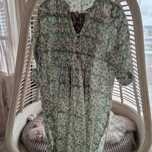 Indigo Kaftan,caftan,organic Kaftan,beach Wear,resort Wear,loungewear ...