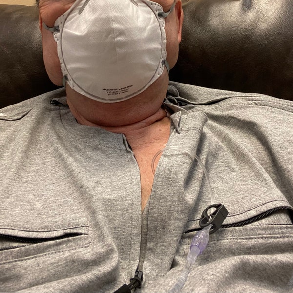 Men's 5 Zipper Easy Port Access Chemo Shirt - Best Gift for Cancer