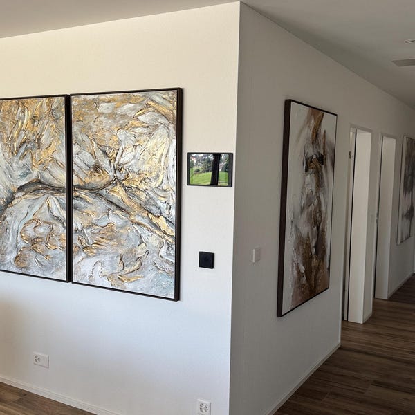 Large Abstract Art for Living Room, Painting on Canvas Abstract ...