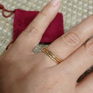 Stacking Rings Midi Rings/ Sterling Silver/ Gold Filled | Etsy