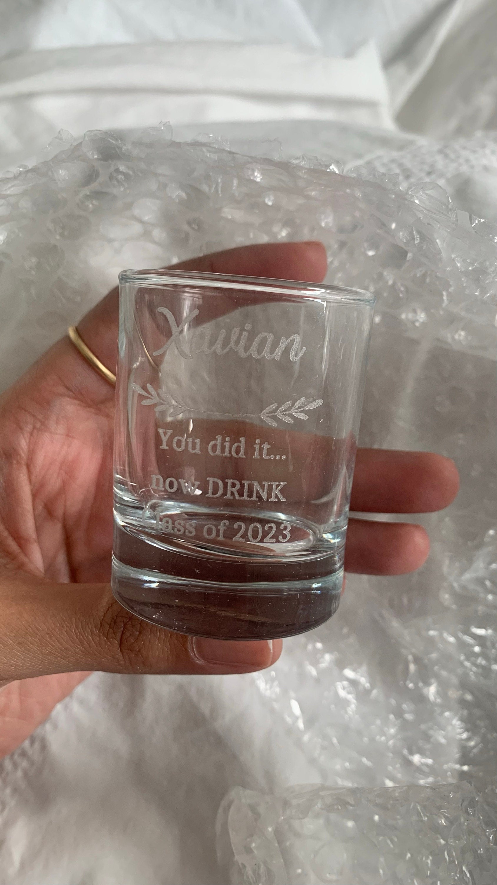 Engraved Shot Glass Personalised Shot Glasses Novelty Gift Idea for Birthday Weddings Best Man Groomsman Gift