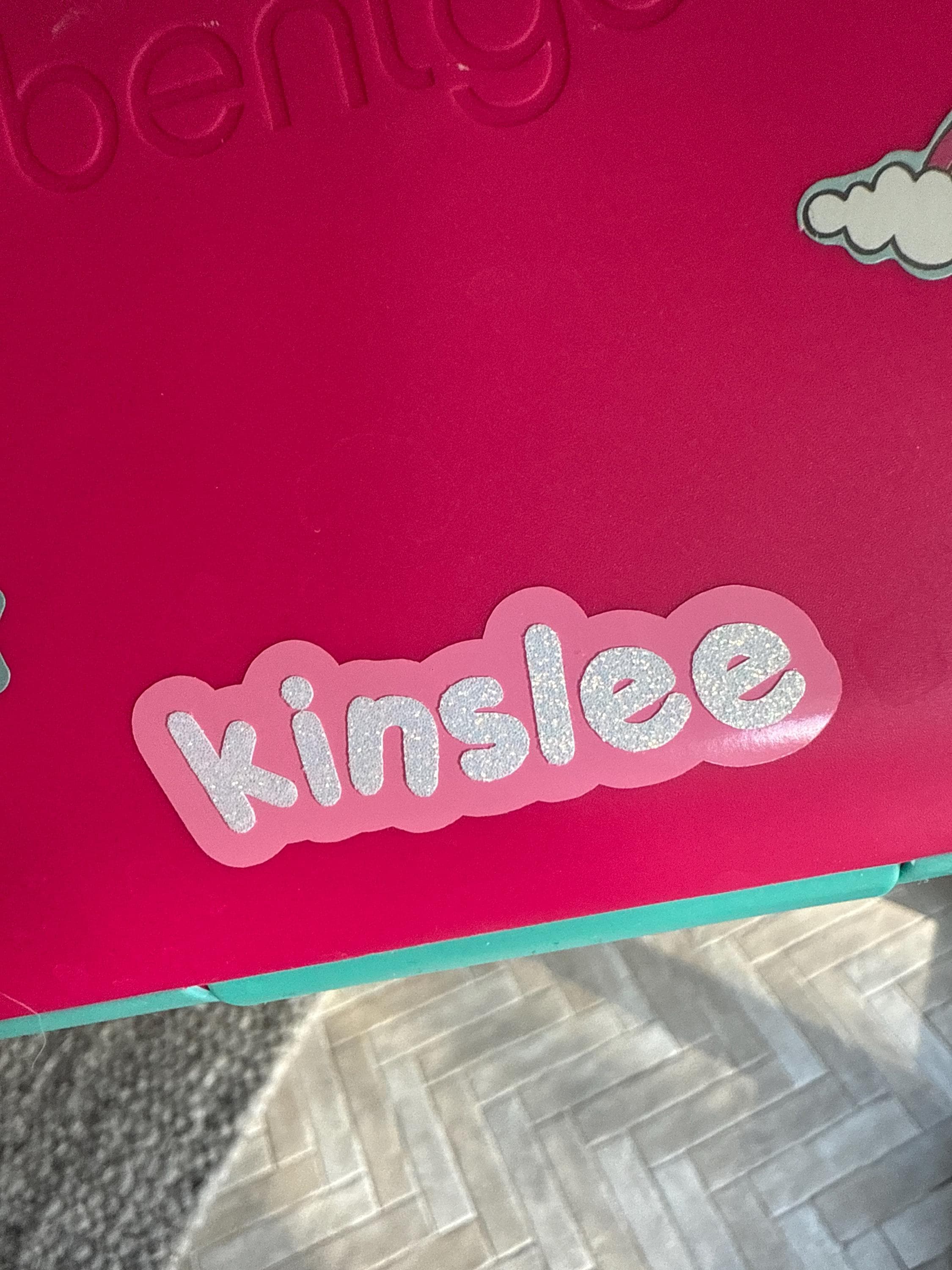 VINYL NAME LABELS - Kids Sticker Labels for lunchboxes, water bottles, drink ware, and more! - Colorful Fun Cute Trendy