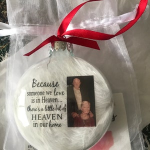 Floating Photo Memorial Ornament. - Etsy