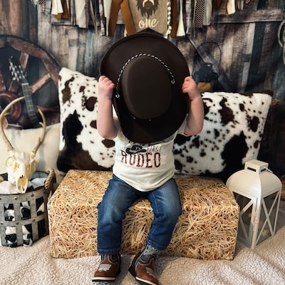 Square Toe Rodeo Cowboy Boots – Handmade Leather, Resoleable Soles