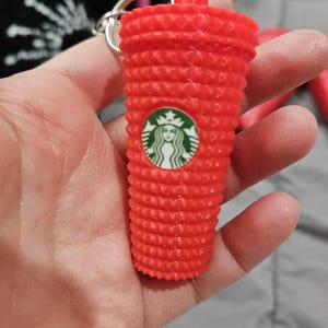 Miniature Starbucks Studded Tumbler Keychain Stash - Etsy