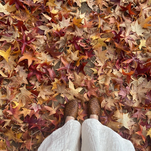 mens leather outdoor mules