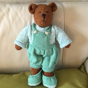 CANDY Bear 11 / Seamed/ Back & Forth/toy Knitting - Etsy Australia