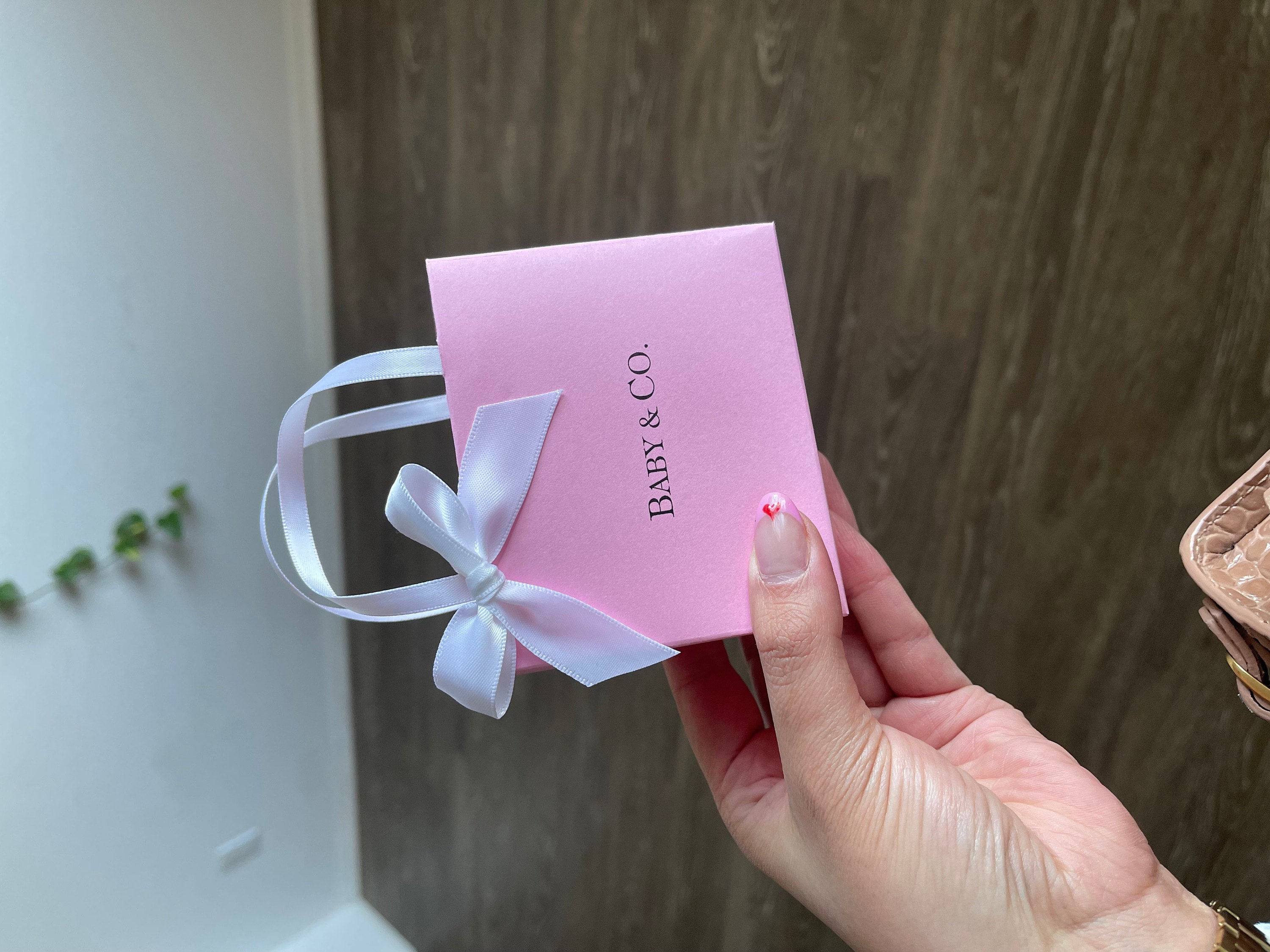 Pink  party favor bags for your baby shower l Bridal Shower l Baptism