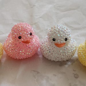 キラキラ輝くゴム製アヒルのDIYキット - カスタムカラーのライン
