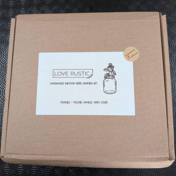 Indoor Herb Garden Grow Your Own Kit - Eco Care Hamper Gift for Her or ...