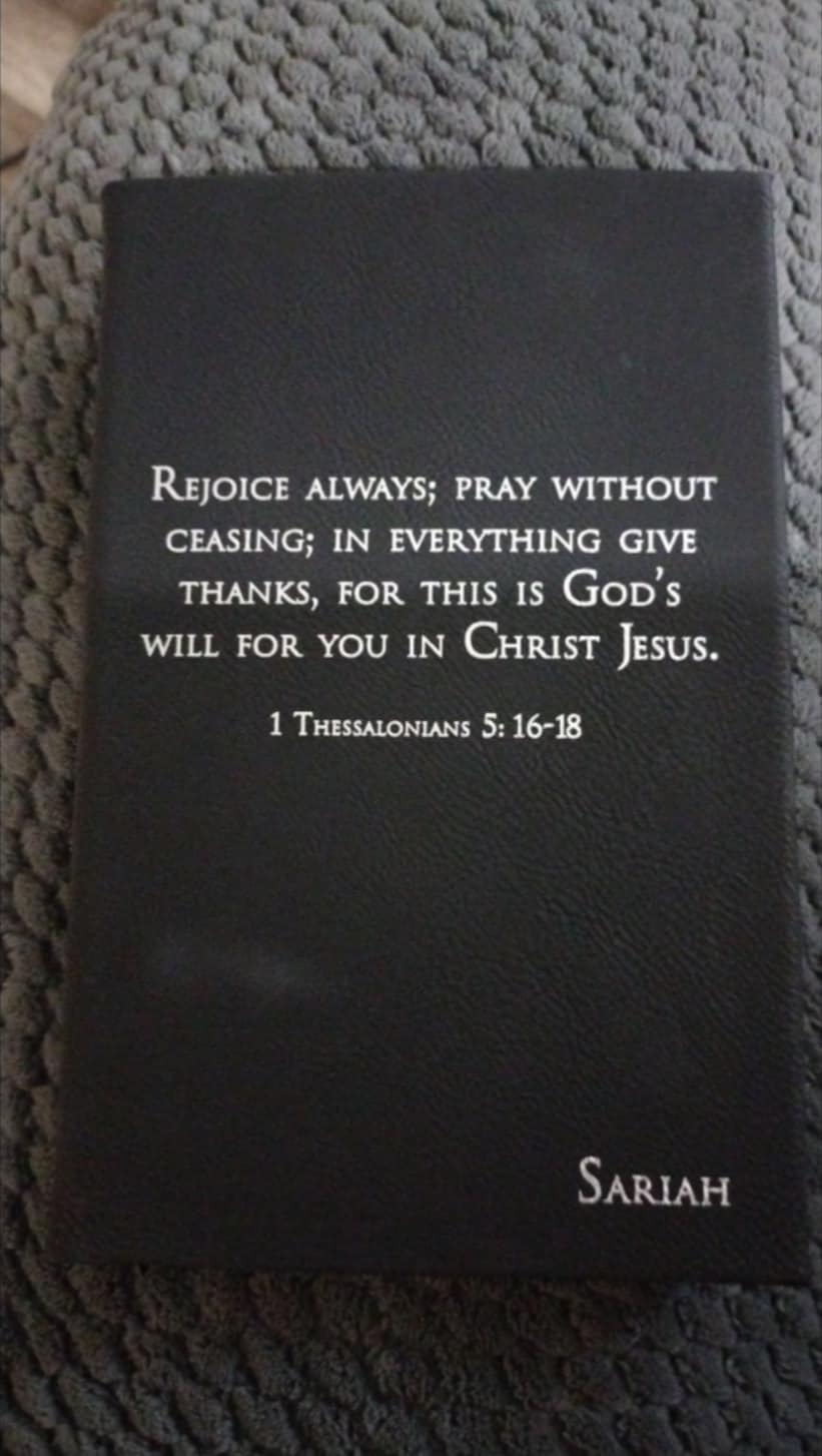 Personalized Prayer Bible Custom Journal
