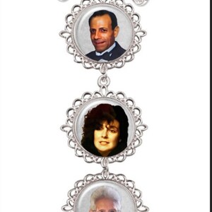 Heart Shaped Custom Photo Spin Double Sided Medallion Pendant Necklace Hip Hop Jewelry main image 0