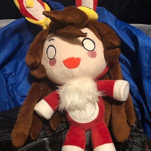 genshin impact amber baron bunny plush