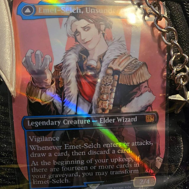 FF X MTG Holo Foil Proxy Card - Emet Selch, Unsundered - Diagonal Rainbow  Holo Foil Proxy Card - Gloss Finish - - Etsy