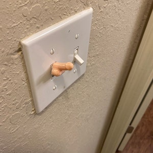 4-Pack Novelty Gag Gift - Penis Cap Covers For Standard Light Switches 5 thumbnail image