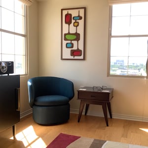 Rustikale moderne Wandkunst Mid Century moderne Skulptur | Etsy