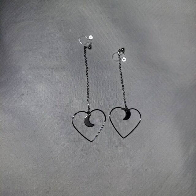 BTS Kim Namjoon RM Inspired Sterling Silver Moon and Heart