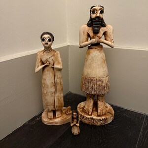 Tell Asmar Replica/eshnunna Statuettes/standing Male Worshipper
