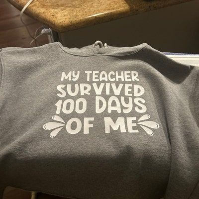 My Teacher Survived 100 Days of Me, 100 Days of School Shirt SVG, 100th ...