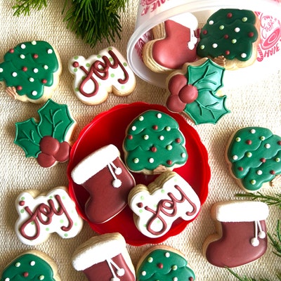 Christmas 12-piece Set Advent Calendar Cookie Cutters - Etsy