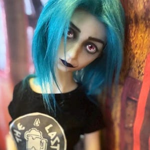 ロングスパイクファー生地ドールウィッグ：BJD、プーリップ、ブライス