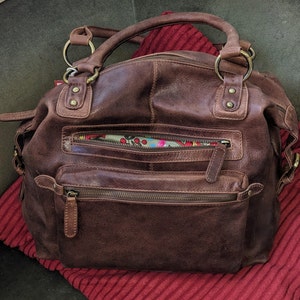 Leather Handbag, Leather Purse, Top Handle Bag, Brown - Etsy