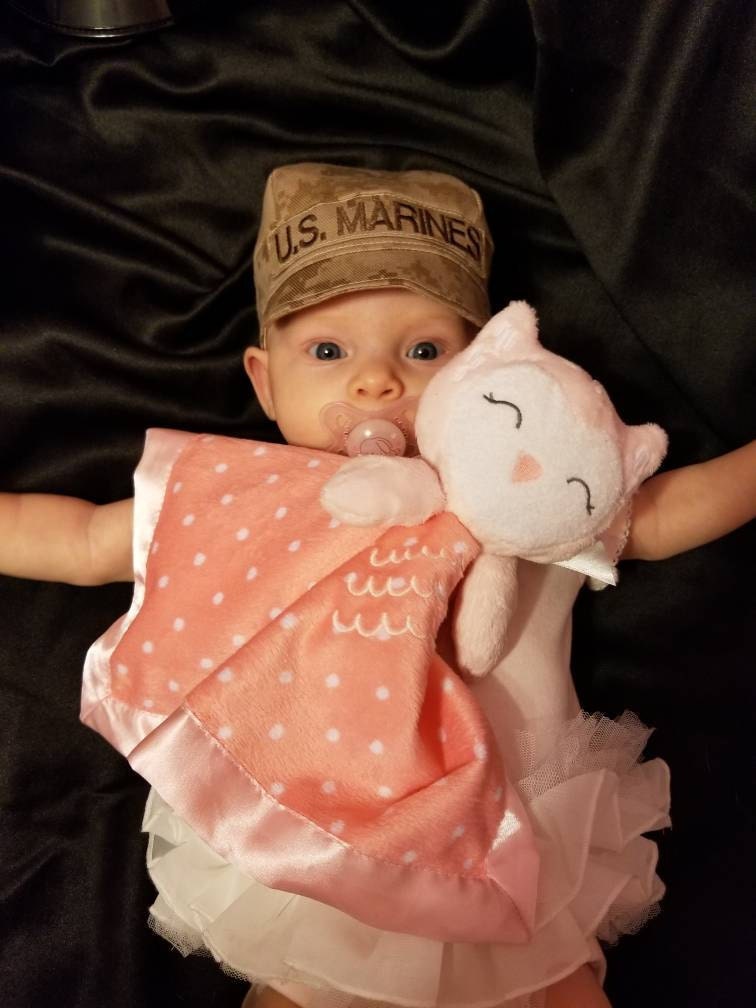 MARINE Baby Military Caps Marine Baby Marine Hat Military Etsy