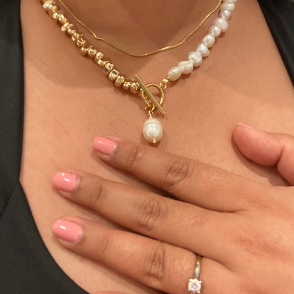 Mini Pearl Choker Necklace main image 0