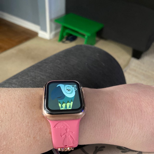 Mary Poppins Engraved Apple Watch Band 24 Colors 38mm 40mm 41mm 42mm 44mm 45mm 46mm 49mm Personalized Apple Watch Strap Etsy