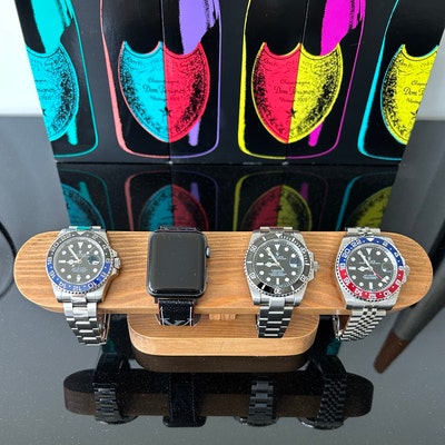 Wooden Watch Stand / Rustic Watch Stand / Jewellery Display / - Etsy