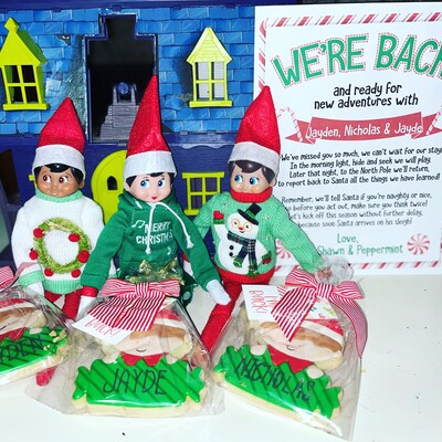 Personalized Elf Letter Welcome Back Letter From Two Elves - Etsy