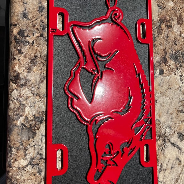 Small Razorback Wall Art - Etsy