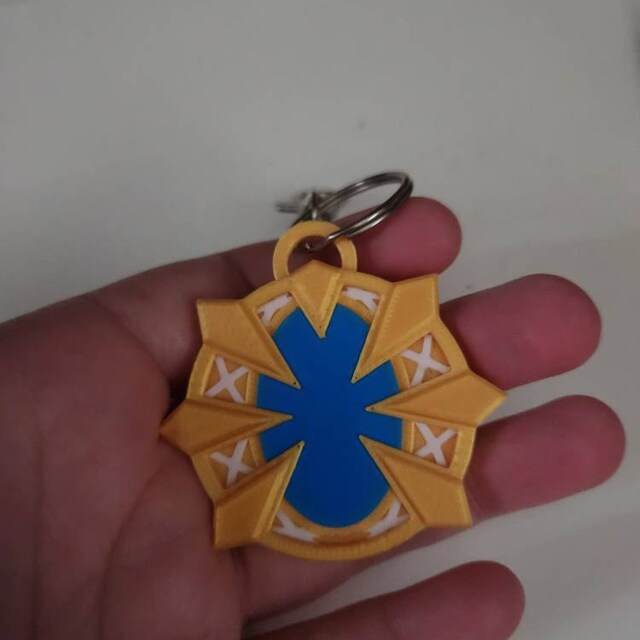 Cerberus Medallion Inspired Aspect 3D Printed Game Hero