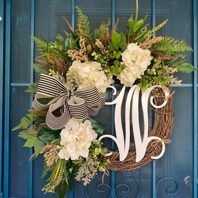 Summer Wreaths for Door Front Door Wreaths Gifts Door Decor Hydrangea ...