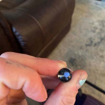 Glow In The Dark Glass Plugs (Pair) - PB60 - Two Feather Plugs
