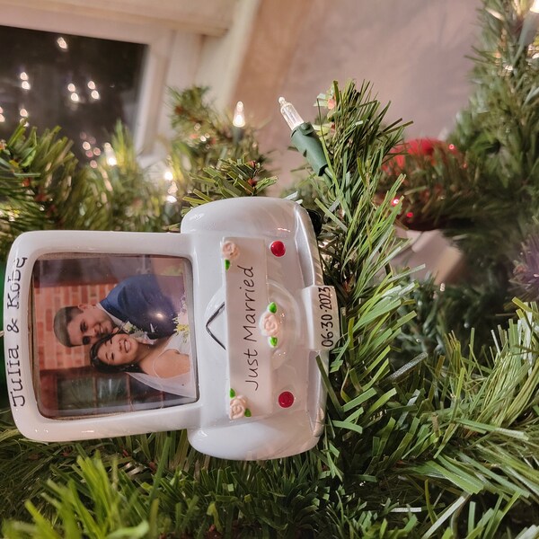 Mom to Be personalized Christmas Ornament Pregnancy Announcement We're