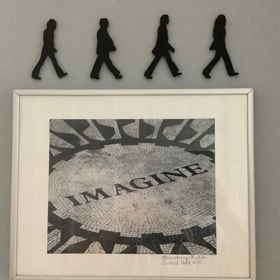 The Beatles Abbey Road Socken - Offizielle Licensed Ankle Socks Mit Silhouetten Design