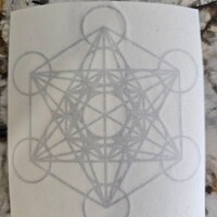 Metatron's Cube Sacred Geometry Symbol Vinyl CAR DECAL New Age Occult ...