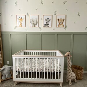 Nursery Wall Art Animals, Baby Room Decor Navy Blue, Baby Room Decor ...