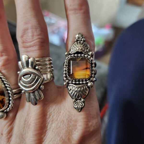 •PLANCHETTE• recycled silver ring