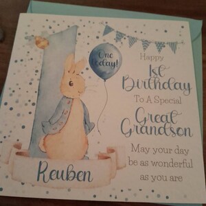 Personalised Christening Card Girl