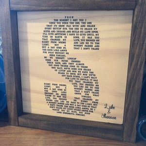 Ave Maria Wood Sign Hail Mary Spanish Wood Wall Art Framed - Etsy